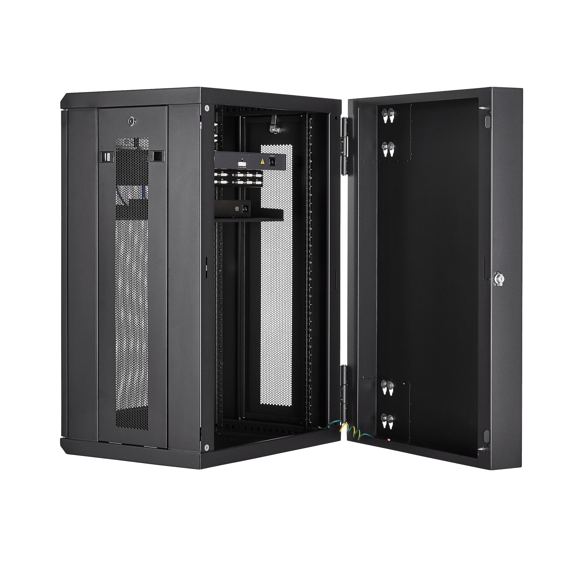Cabinet - Wallmount w/Hinge 18U