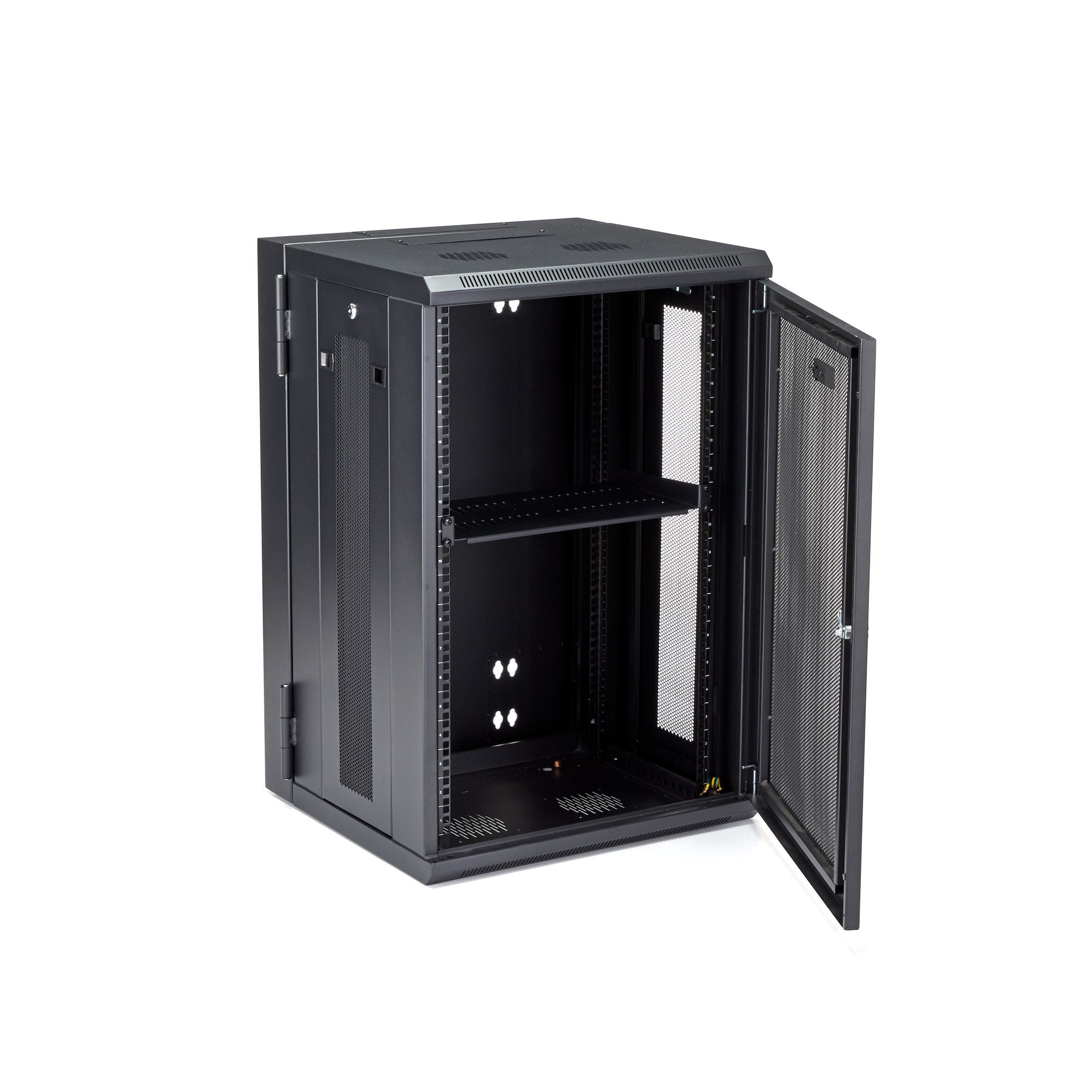 Cabinet - Wallmount w/Hinge 18U