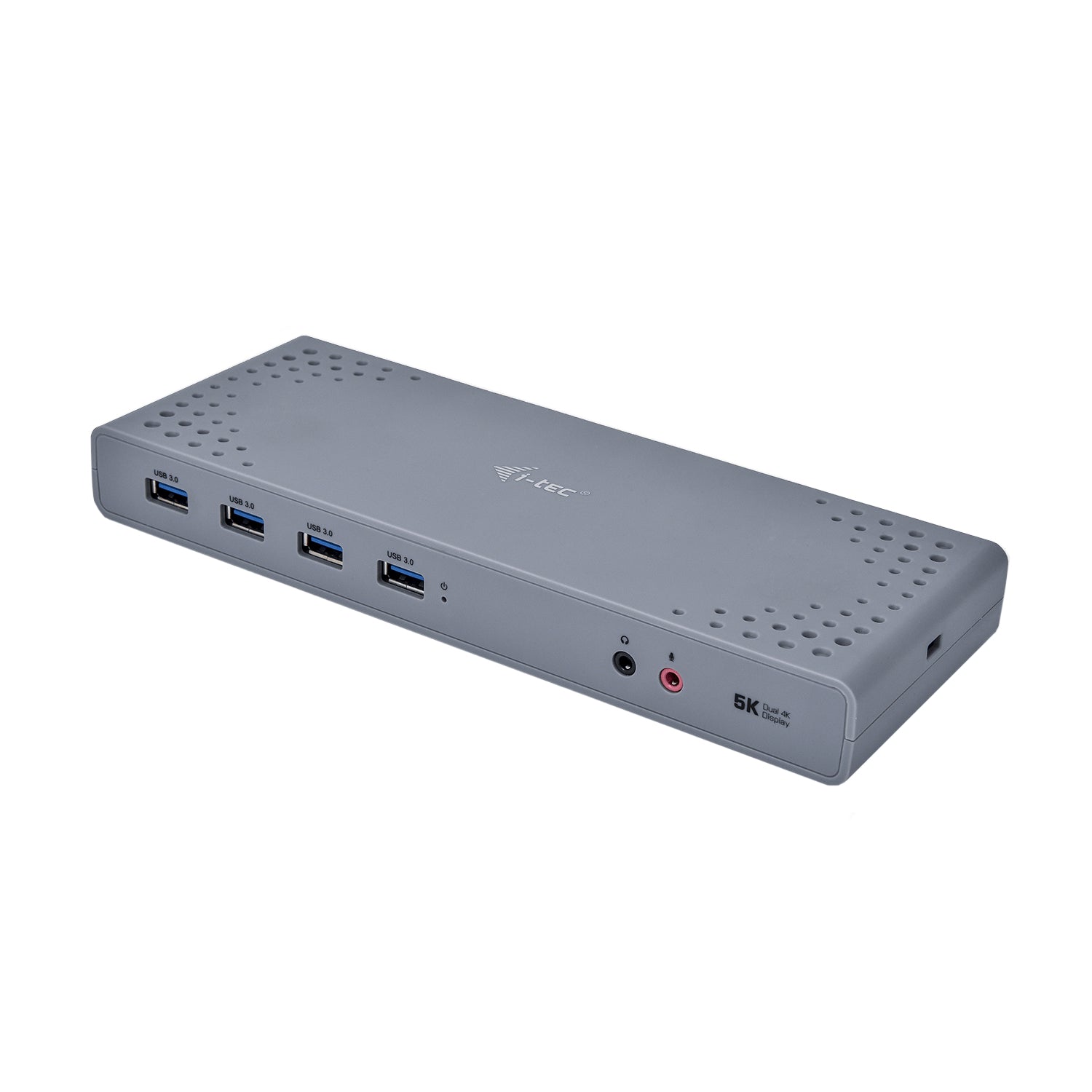 I-TEC USB 3.0/USB-C Dualdock 1x5K 2x4K 60Hz 2xHDMI 2xDP 1xGLAN 6xUSB 3.0 1xAudio/Mic Jack Kensington compatible with TB 3