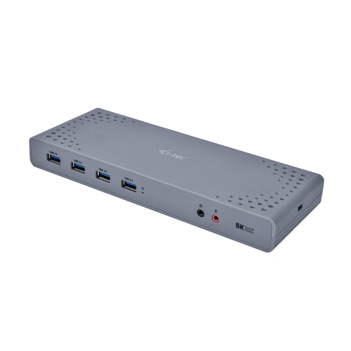 I-TEC USB 3.0/USB-C Dualdock 1x5K 2x4K 60Hz 2xHDMI 2xDP 1xGLAN 6xUSB 3.0 1xAudio/Mic Jack Kensington compatible with TB 3