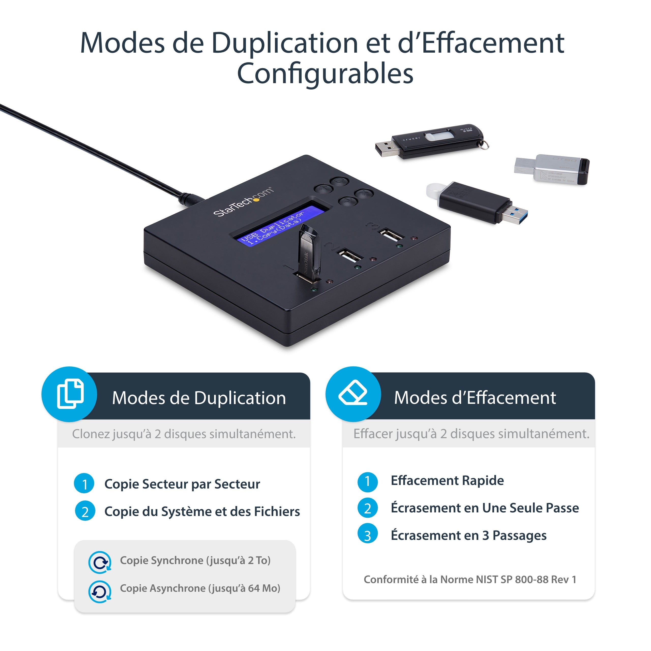 USB Flash Drive Duplicator and Eraser