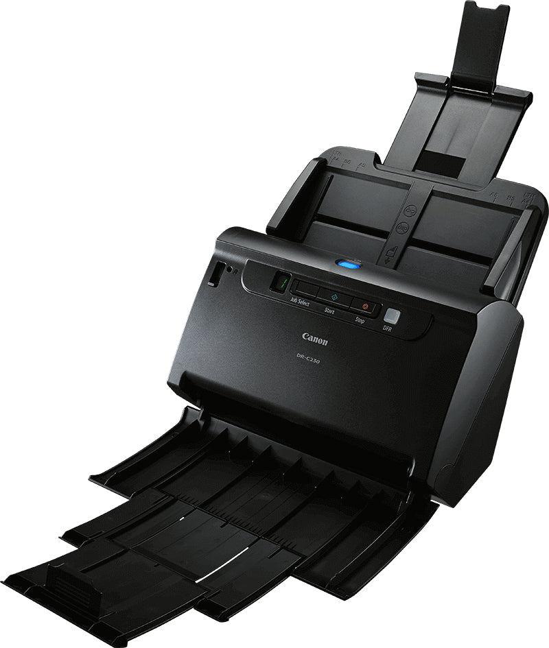 CANON DR-C230 Document scanner CMOS/CIS Duplex Legal 600x600dpi 30ppm mono/30ppm colour ADF 60sheets 3500scans/d USB 2.0
