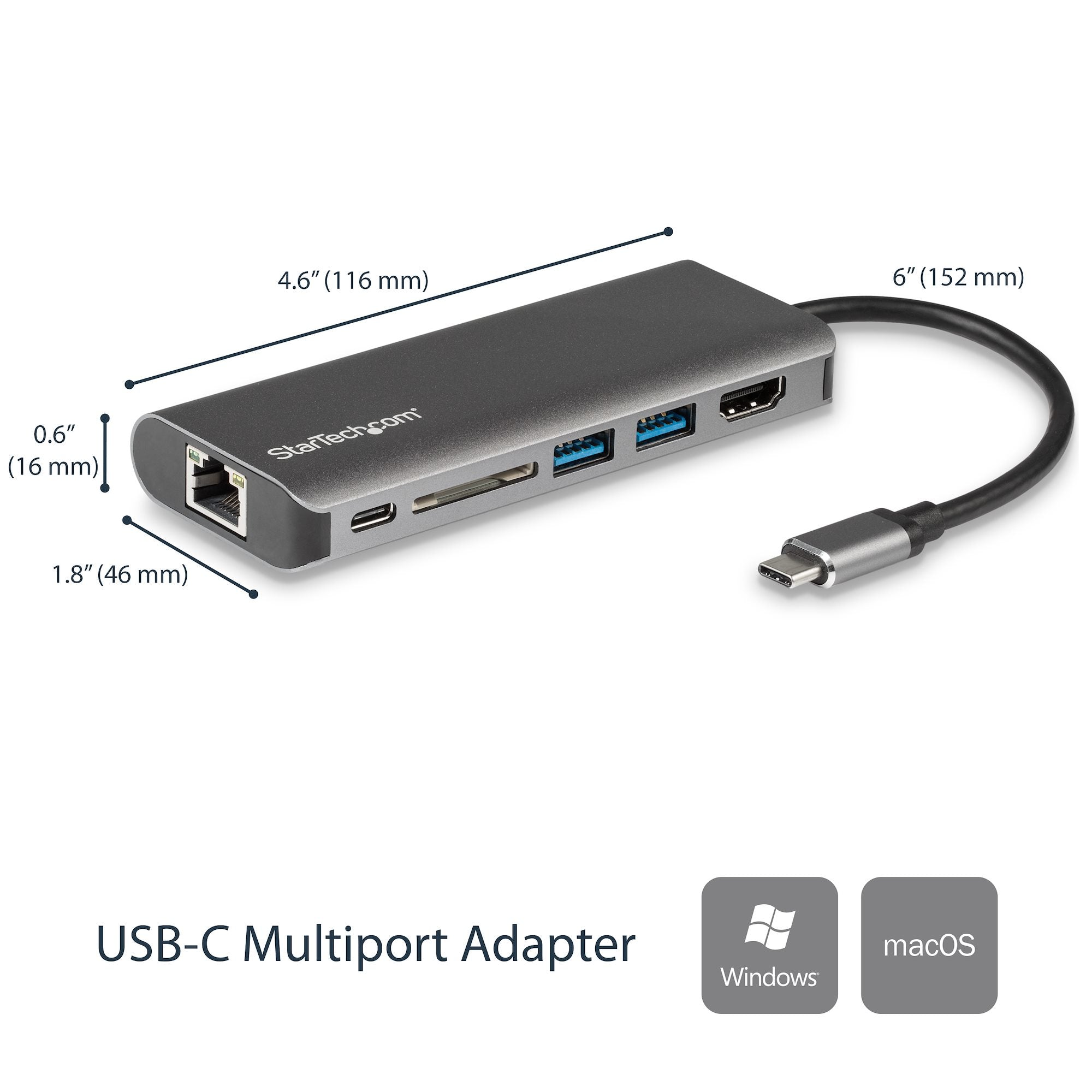 StarTech.com USB-C Multiport Adapter