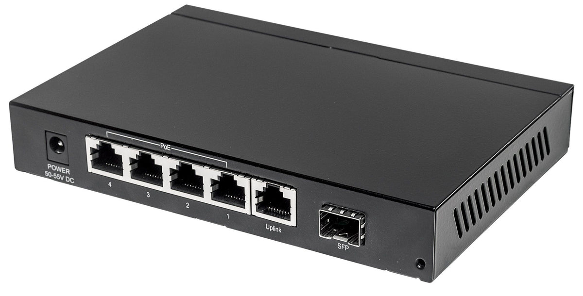 Intellinet 561174 Commutateur Gigabit 5 ports PoE+ 1SFP