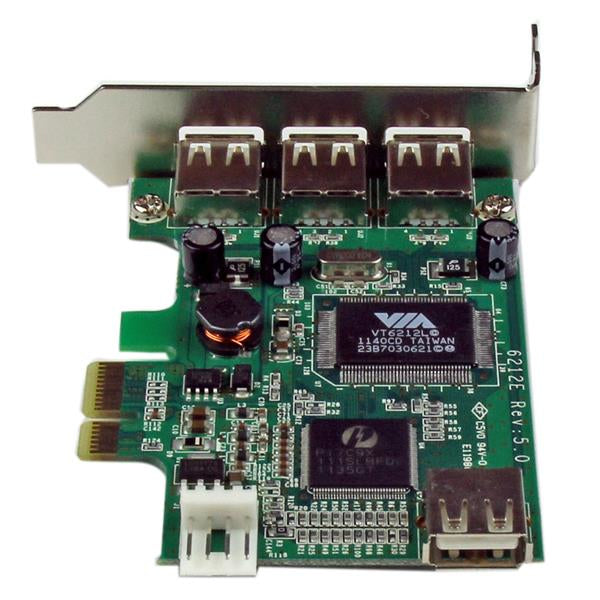 4 Port LP PCI Express USB Card