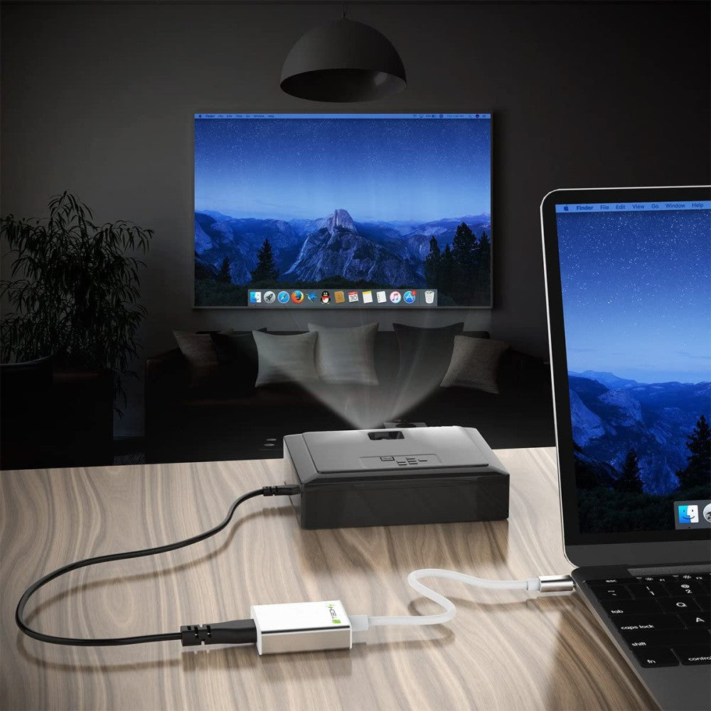 Techly IADAP USB31-HDMI Adaptateur USB-C vers HDMI UHD*60Hz M/F