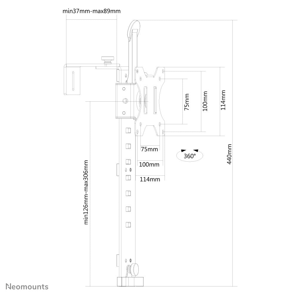 Neomounts FPMA-CH100BLACK