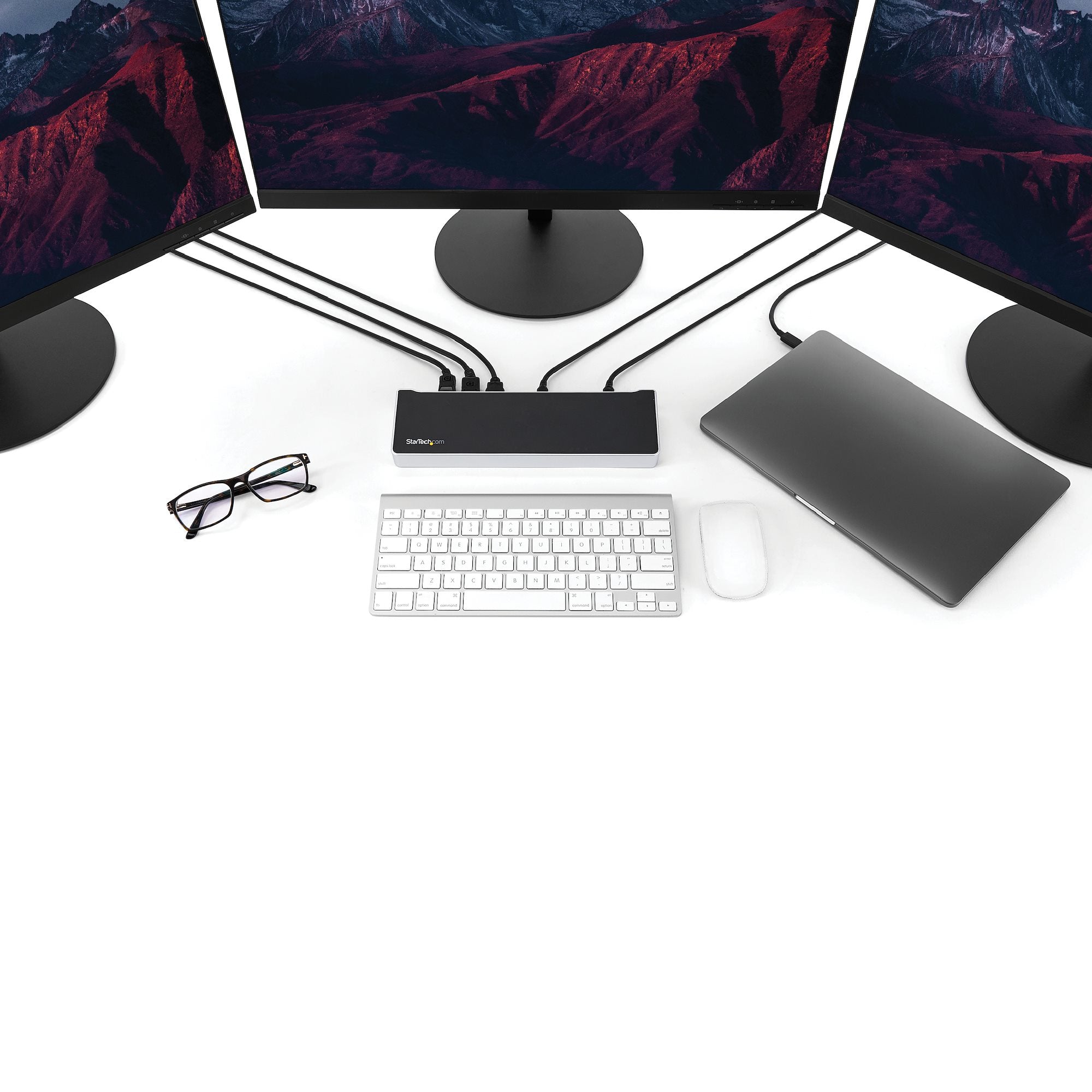 USB C Dock - Triple-4K - 60W USB PD