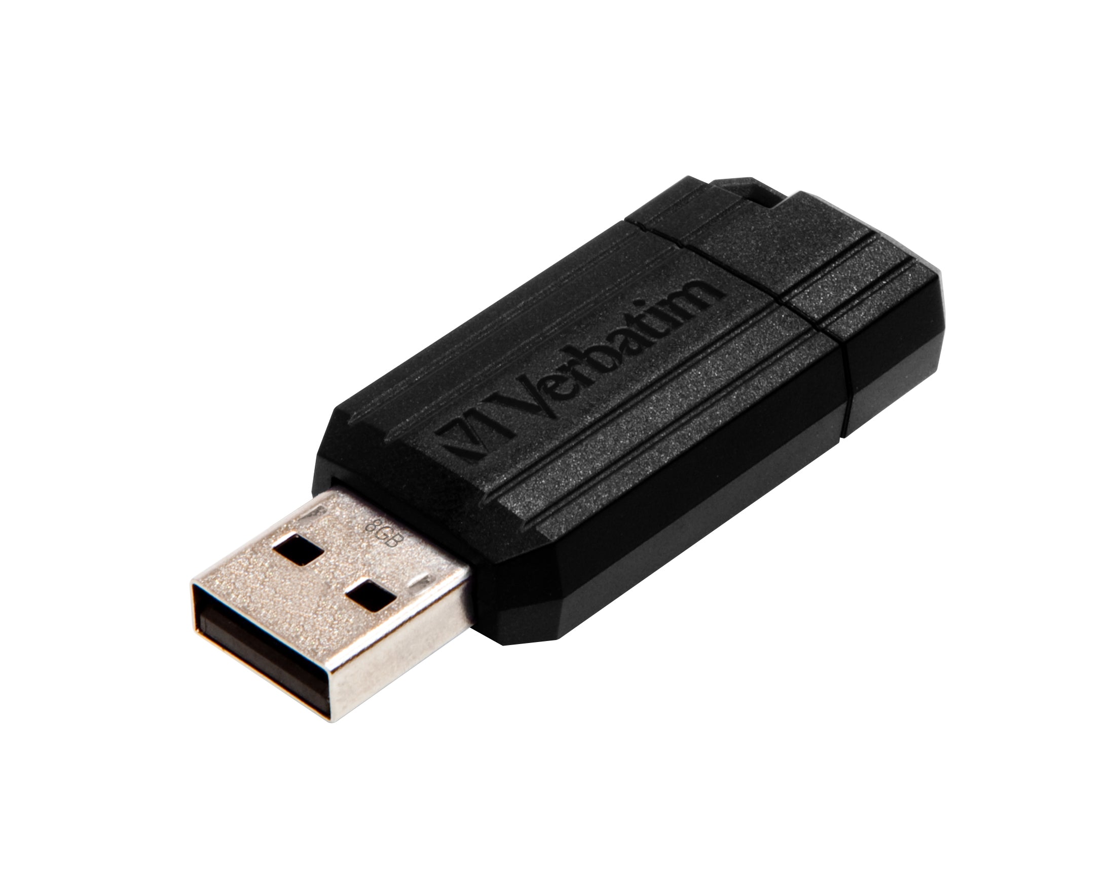 USB Memory/8GB Pinstripe Black