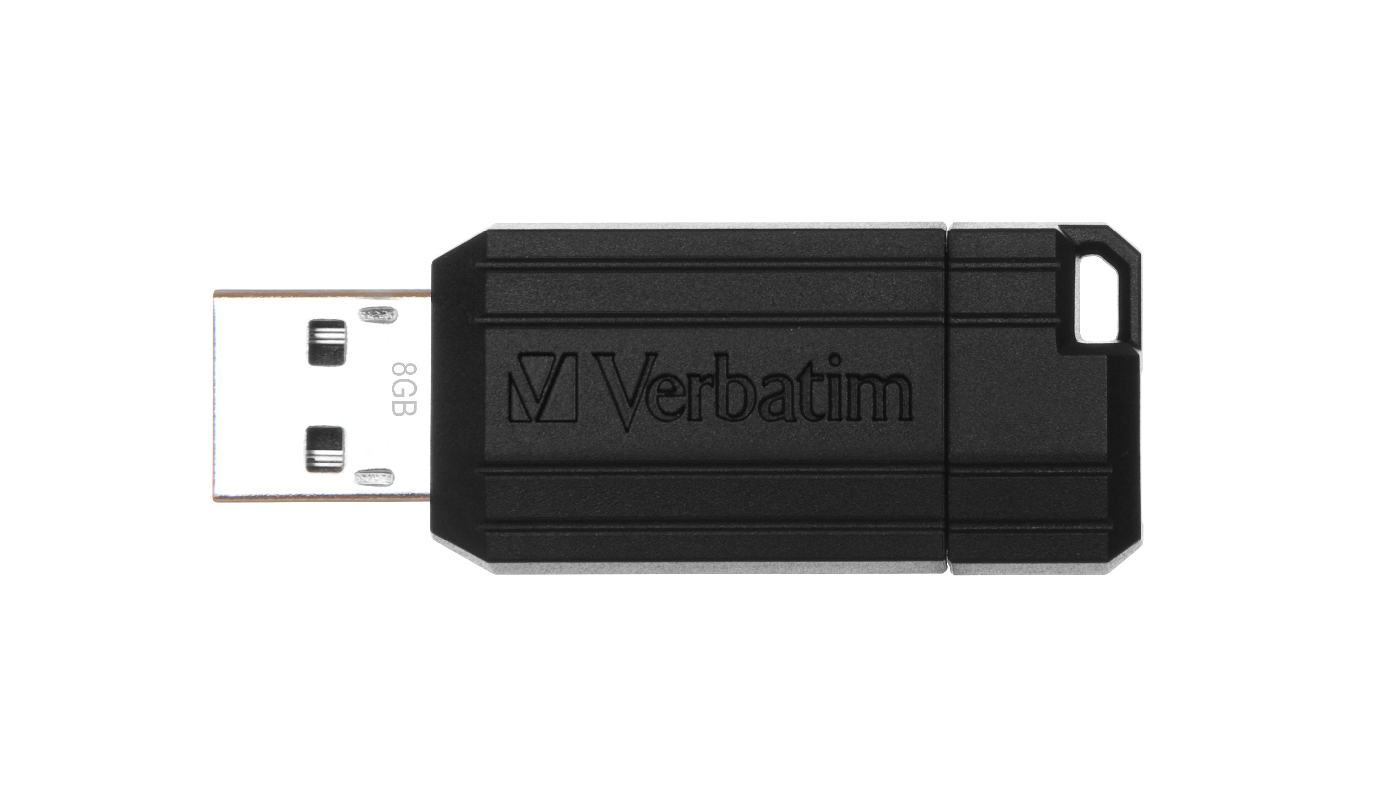 USB Memory/8GB Pinstripe Black
