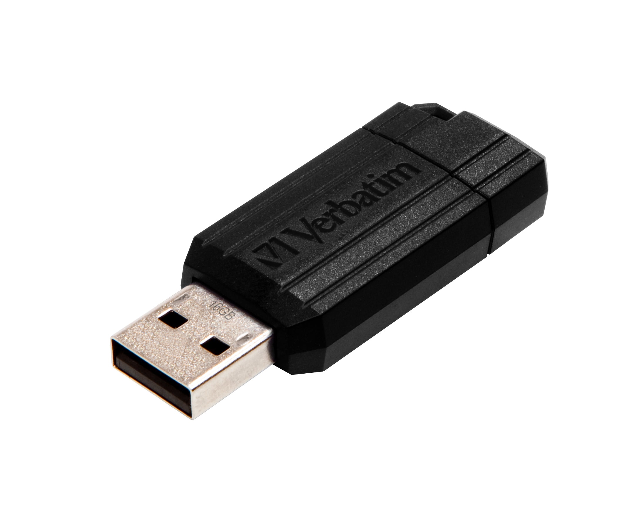 USB Memory/16GB Pinstripe Black
