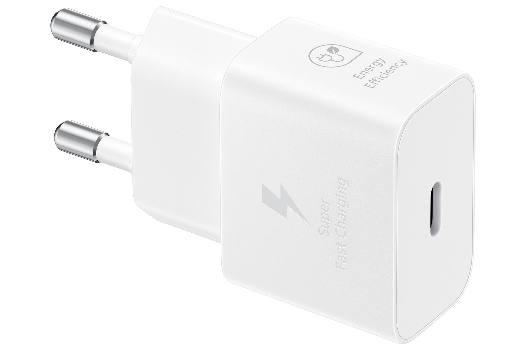 SAMSUNG fast charger USB-C 25W with data cable white