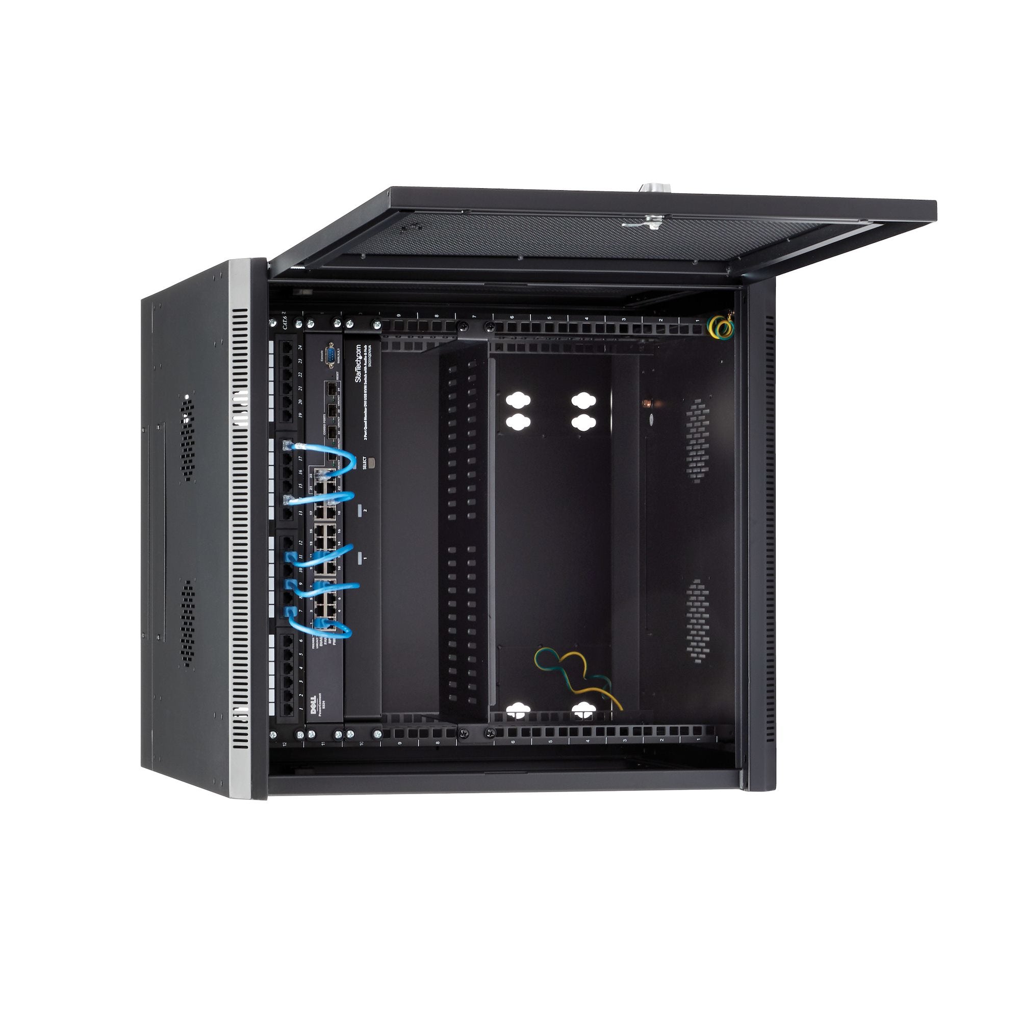 Cabinet - Wallmount w/Hinge 12U