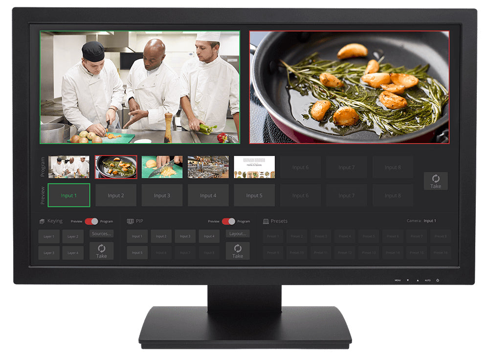 Vaddio Teletouch 27 Inch USB touch-Screen Multiviewer