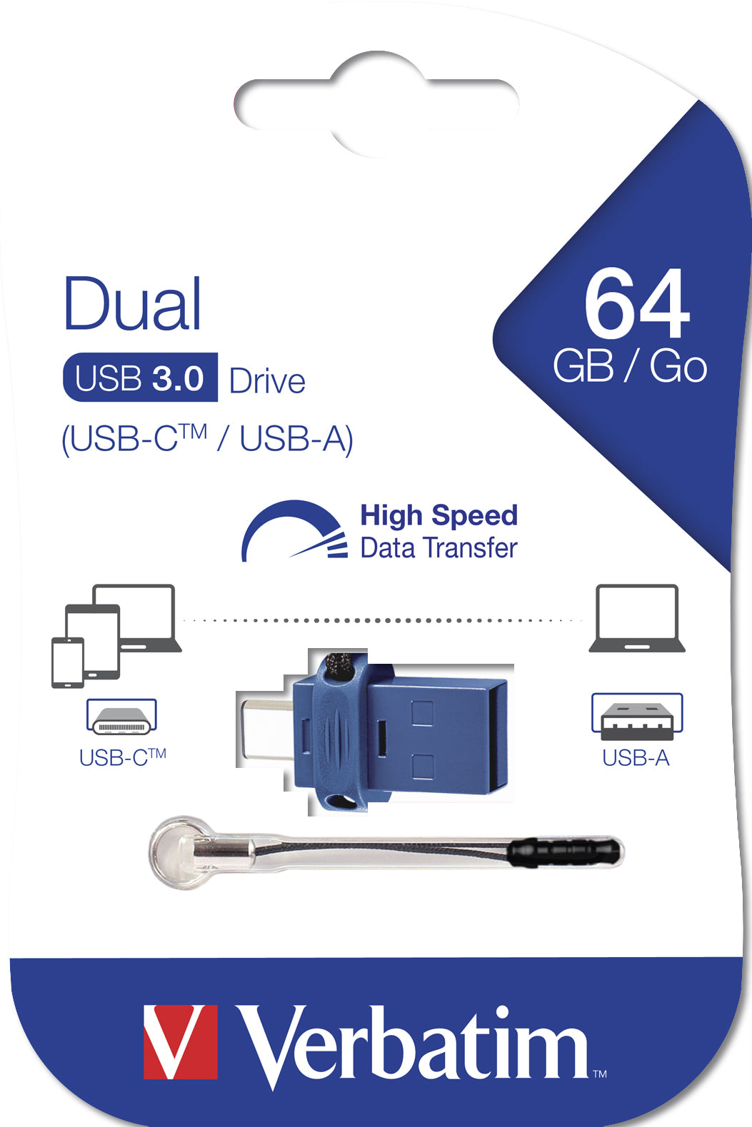 Verbatim USB DRIVE 3.0 STORE ´N´ GO DUAL