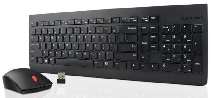 Lenovo Essential Wireless Combo - Keyboard - 1.200 dpi - QWERTY - Noir