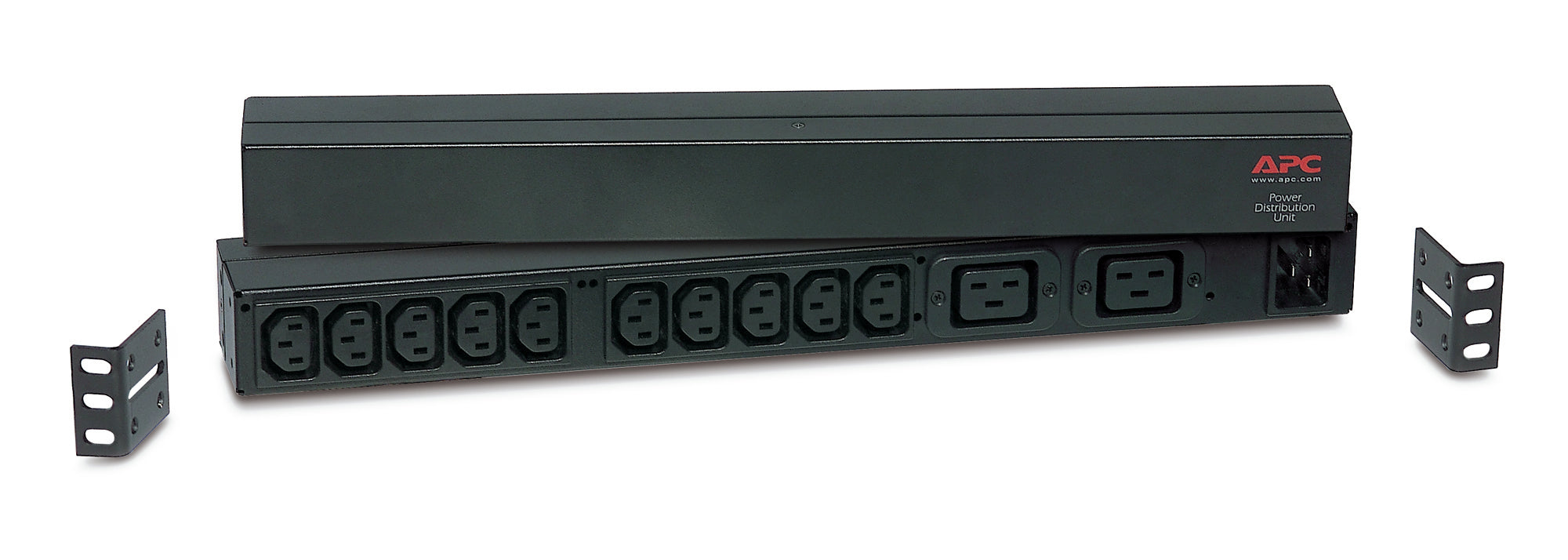 APC BANDEAU DE PRISES BASIQUES -IEC C20 EN ENTREE 10 SORTIE IEC C13 2 SORTIES IEC 19 - RACK 1U HORYSONTAL
