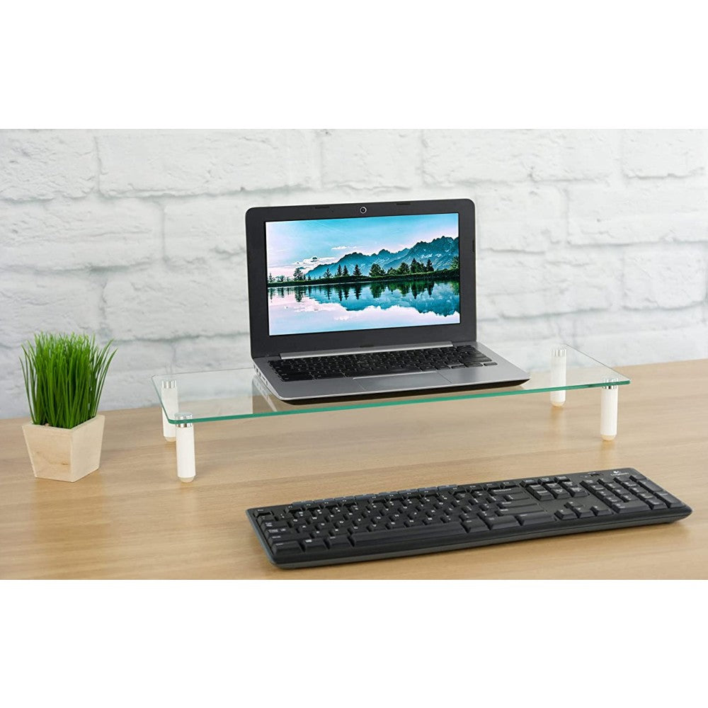 Techly ICA-MS 461 Support de moniteur pour bureau en verre