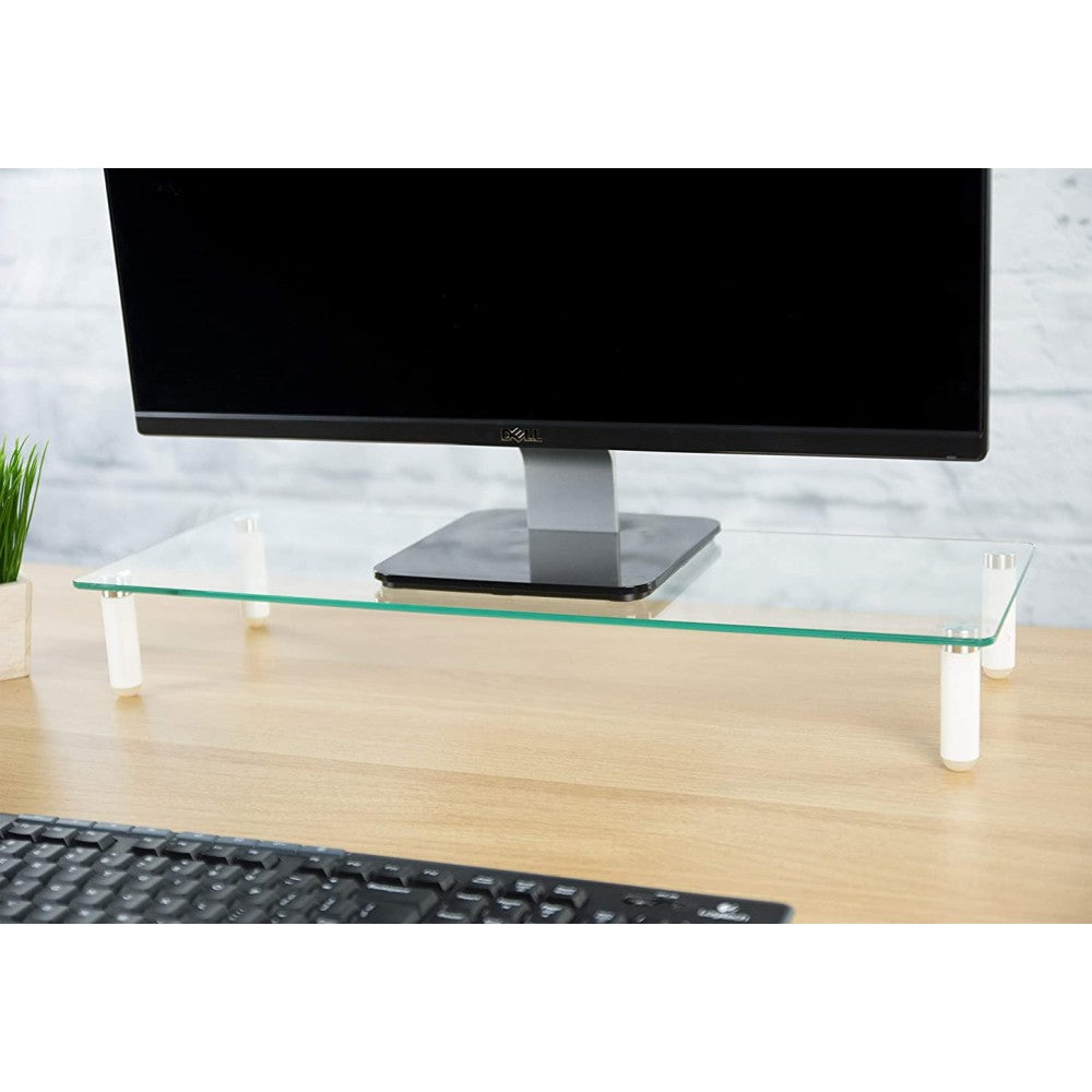 Techly ICA-MS 461 Support de moniteur pour bureau en verre