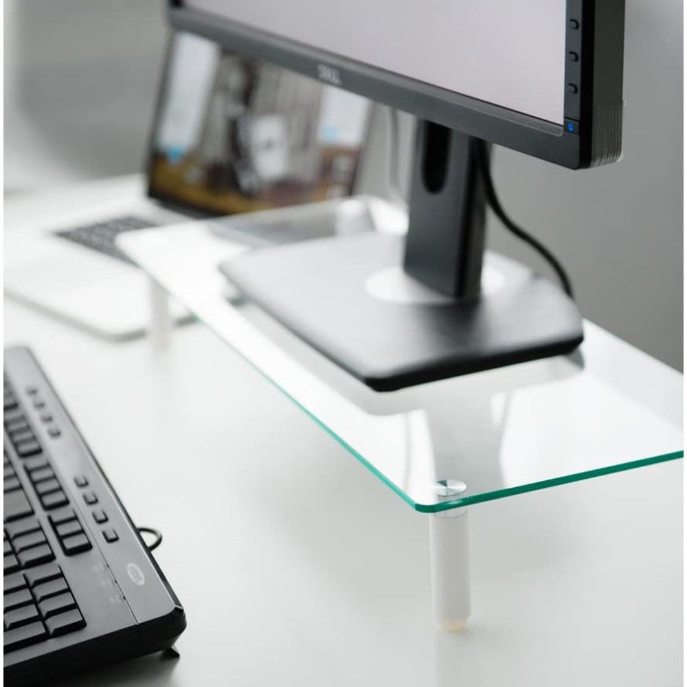 Techly ICA-MS 461 Support de moniteur pour bureau en verre