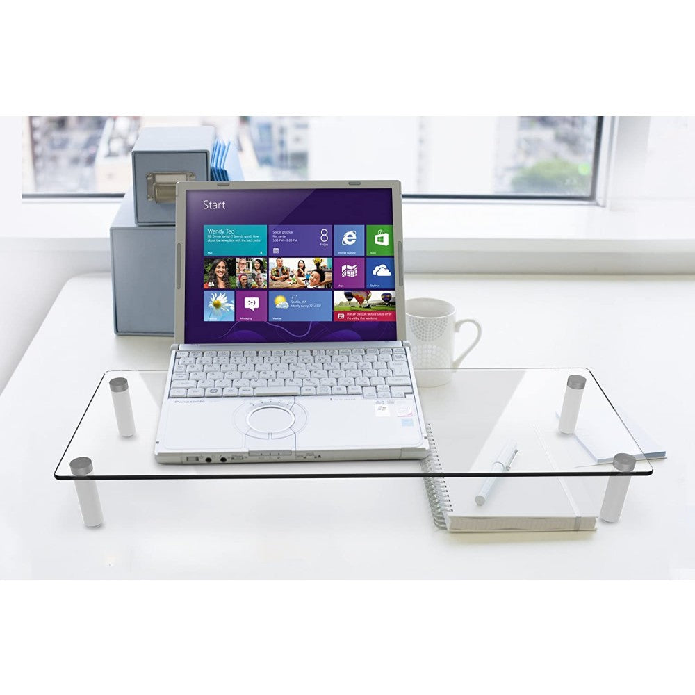 Techly ICA-MS 461 Support de moniteur pour bureau en verre