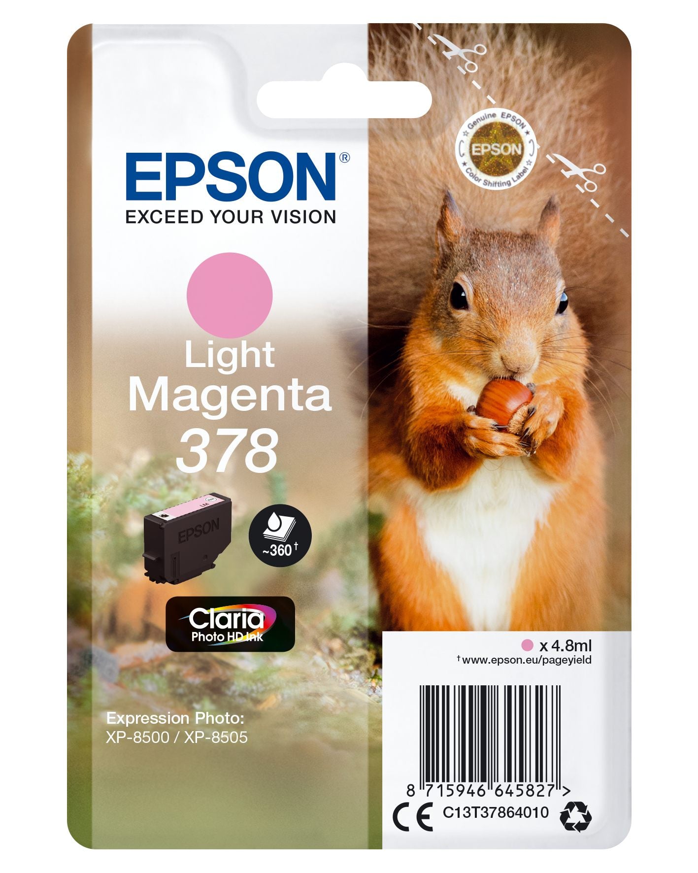 378 Squirrel Claria Photo HD Sgl Light M