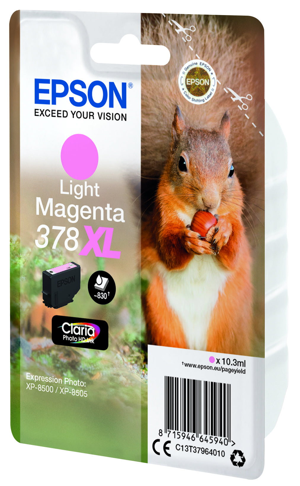 378XL Squirrel Claria Photo HD Sgl Light