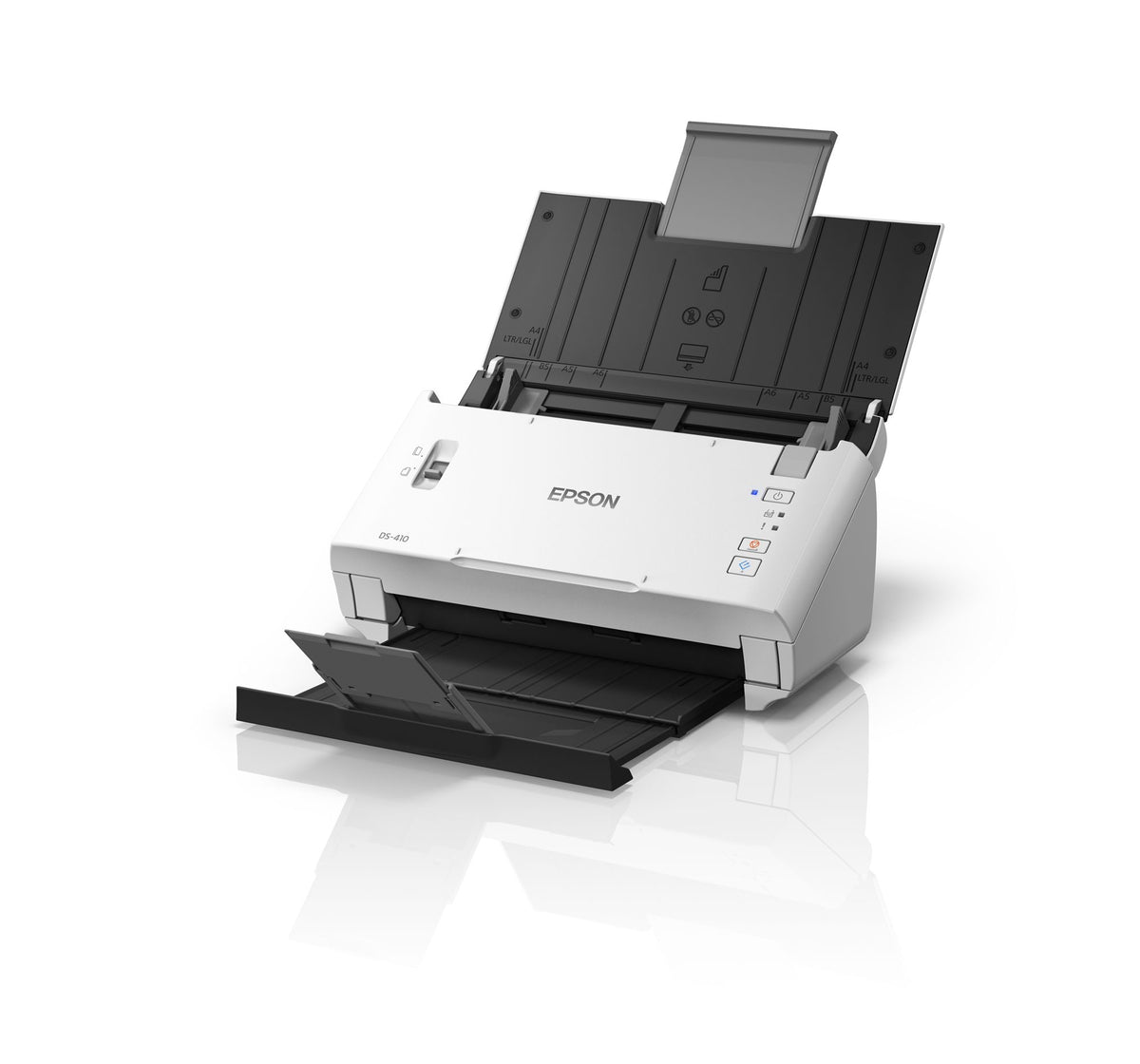 EPSON WorkForce DS-410 Document scanner Contact Image Sensor CIS Duplex A4 600x600dpi 26ppm ADF 50sheets 3000scans/d USB 2.0