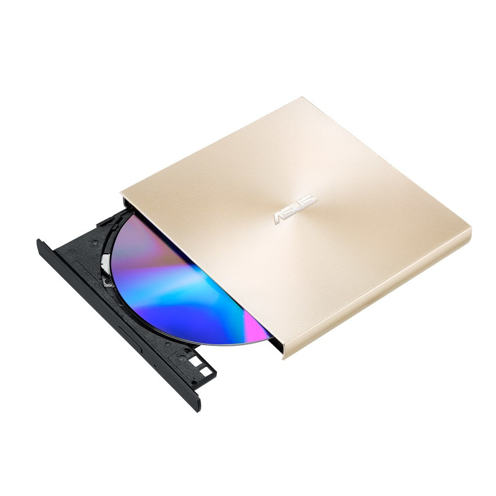 ASUS ZenDrive U9M USB-C ext.Ultra SLIM DVD Writer incl.USB-C cabel Brennsoftware+Nero Backup App gold