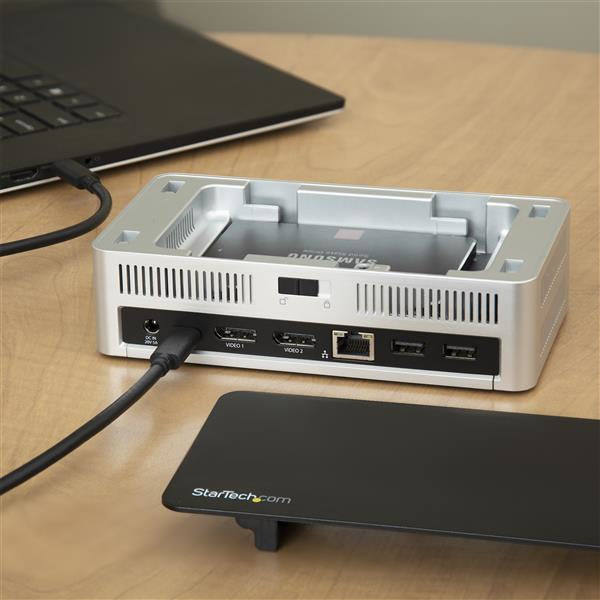 Dock USB-C Dual DP - 2.5 SSD/HDD Bay PD