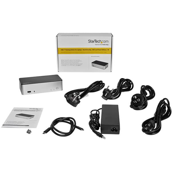 Dock USB-C Dual DP - 2.5 SSD/HDD Bay PD
