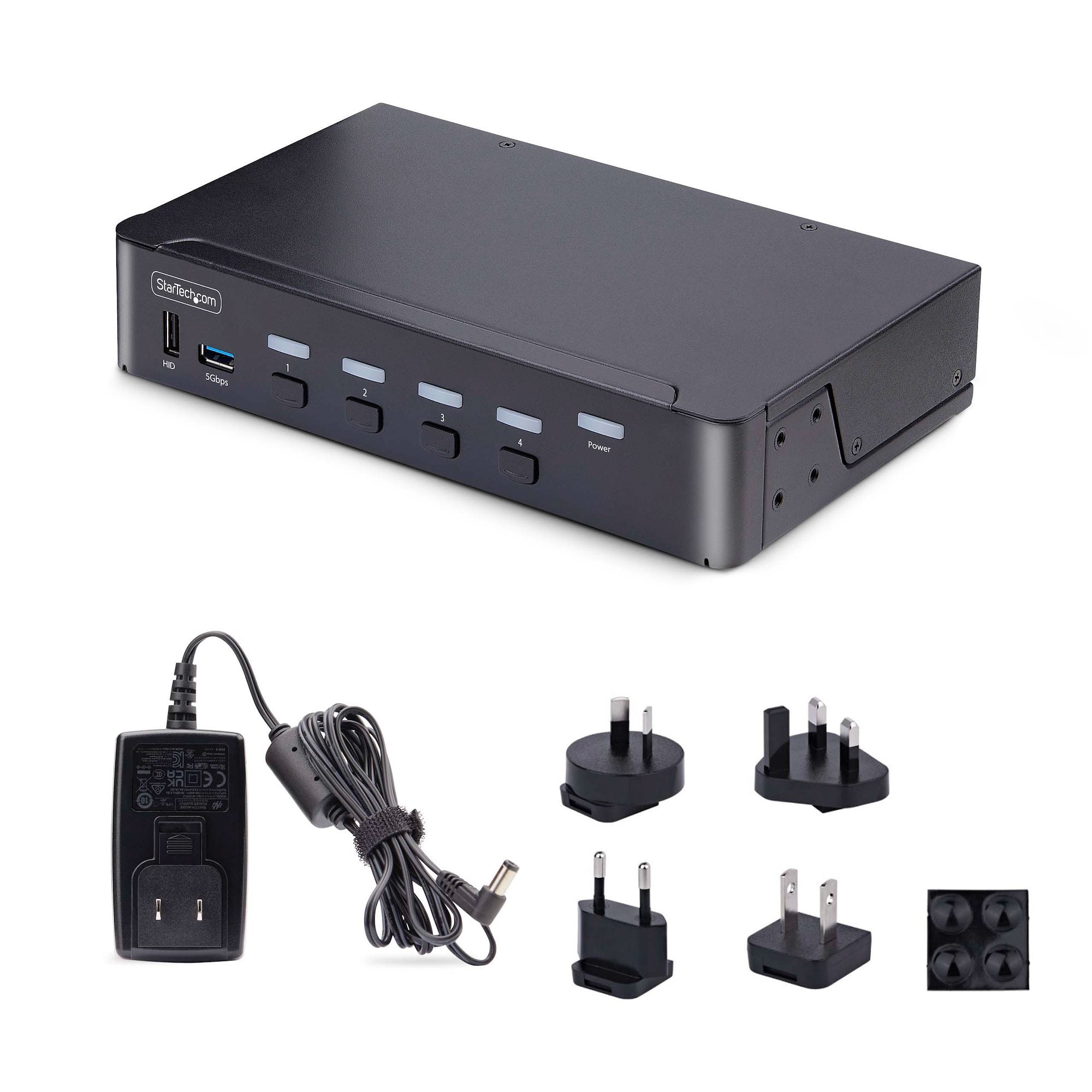 4-Port DisplayPort KVM Switch 8K 60Hz
