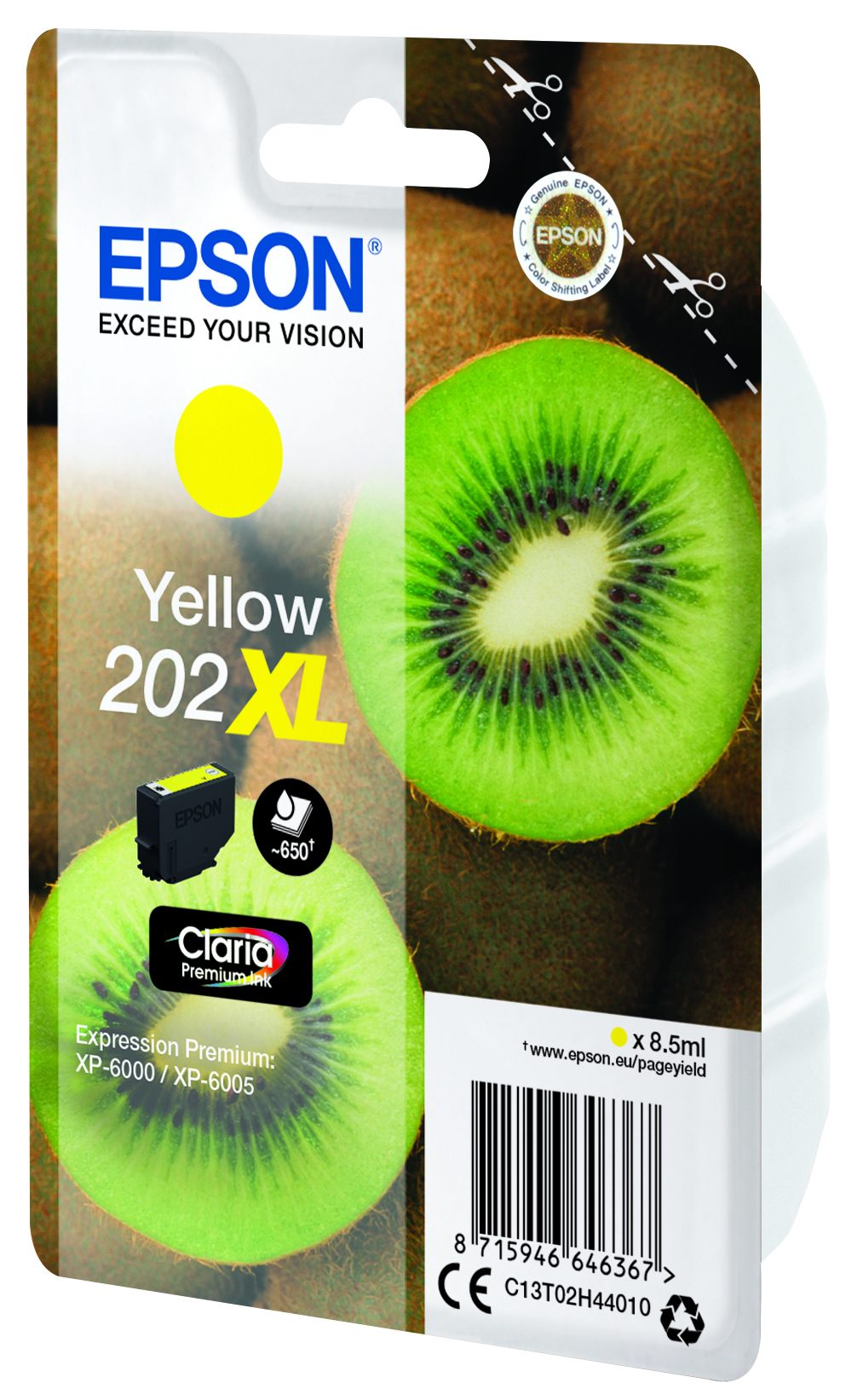 Ink/202XL Kiwi 8.5ml YL SEC