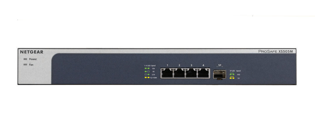 NETGEAR XS505M Switch 4 ports Multi-Gigabit 10/5/2,5/1 Gbps & 1 SFP+