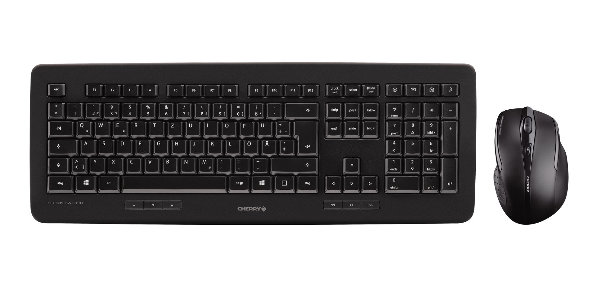 CHERRY Pack clavier & souris DW 5100 Sans fil noir