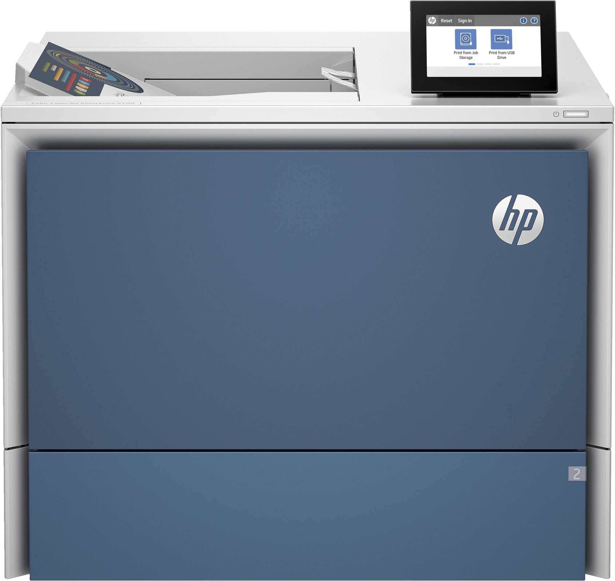 HP Color LaserJet Enterprise 6701dn Printer colour Duplex laser A4 1200x1200dpi 65ppm mono 61ppm colour 650sheets LAN
