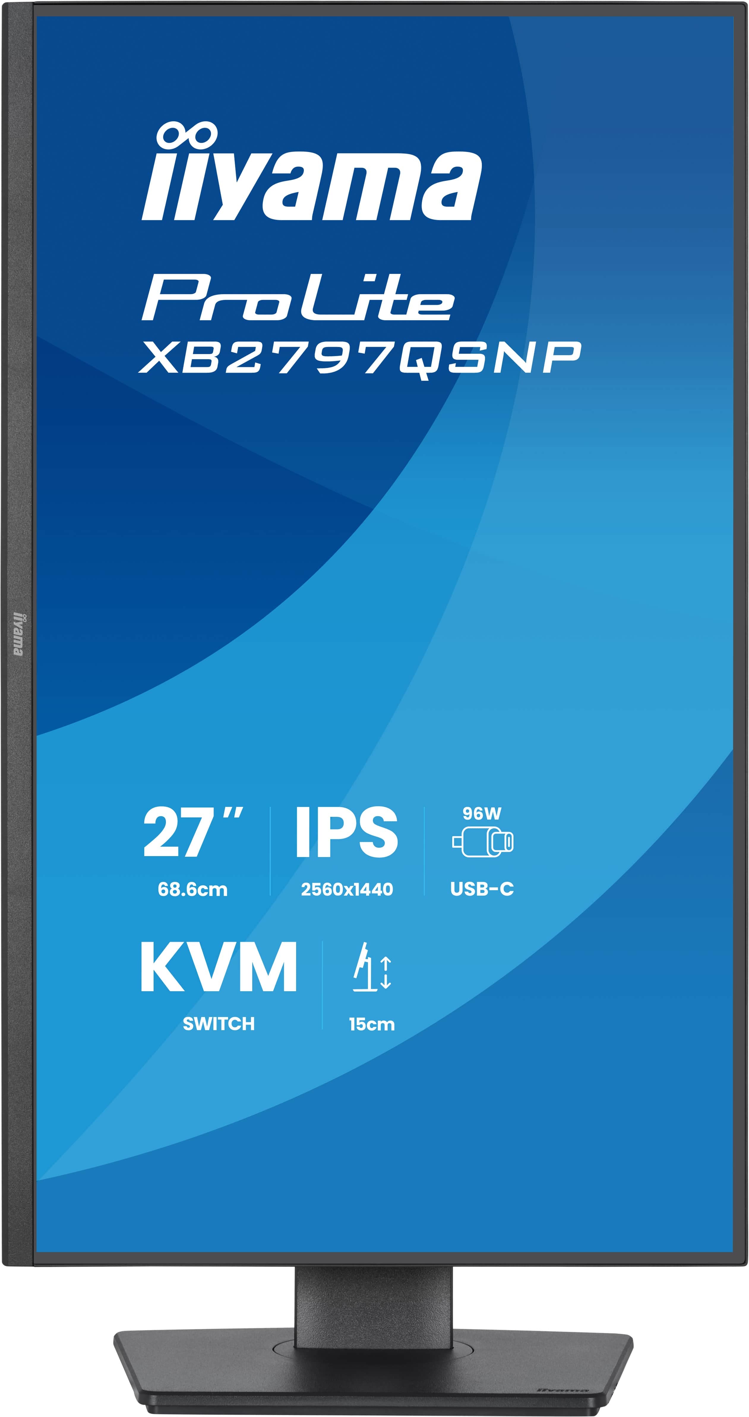 27'' IPS QHD 75Hz puertos y KVM Pro Max