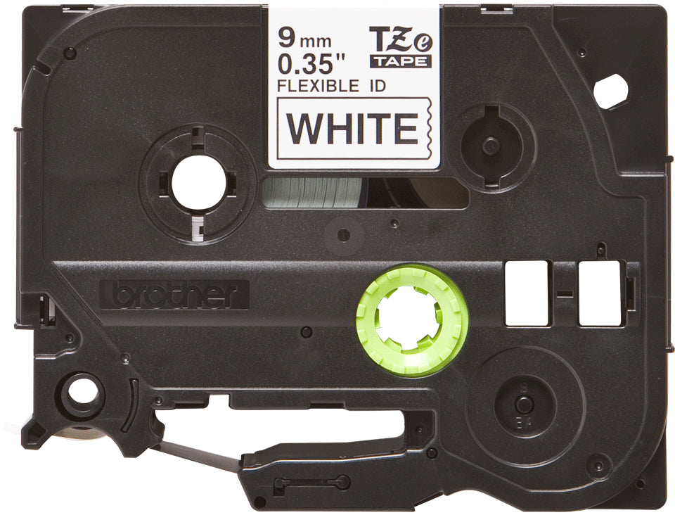 BROTHER P-TOUCH TZE-FX221 noir sur blanc 9mm