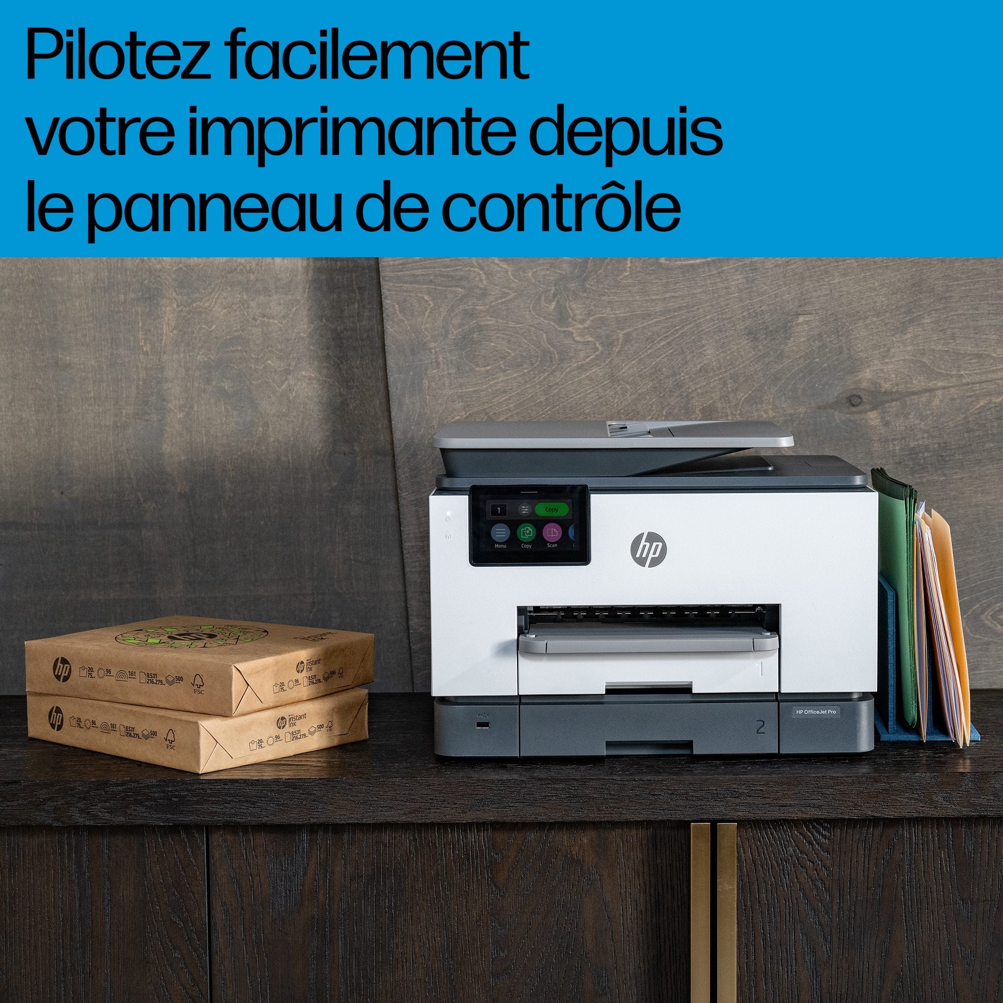 HP Officejet Pro 9132e All-in-One MFP colour inkjet A4 23ppm Copy 25ppm Print 500sheets USB Wi-Fi Bluetooth LAN