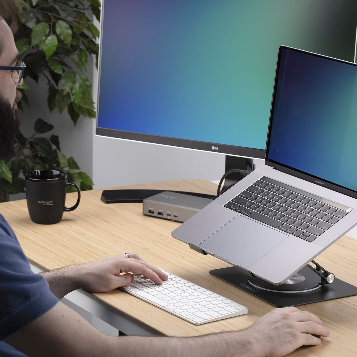 Computer Stand 360 Swivel/Rotating Base
