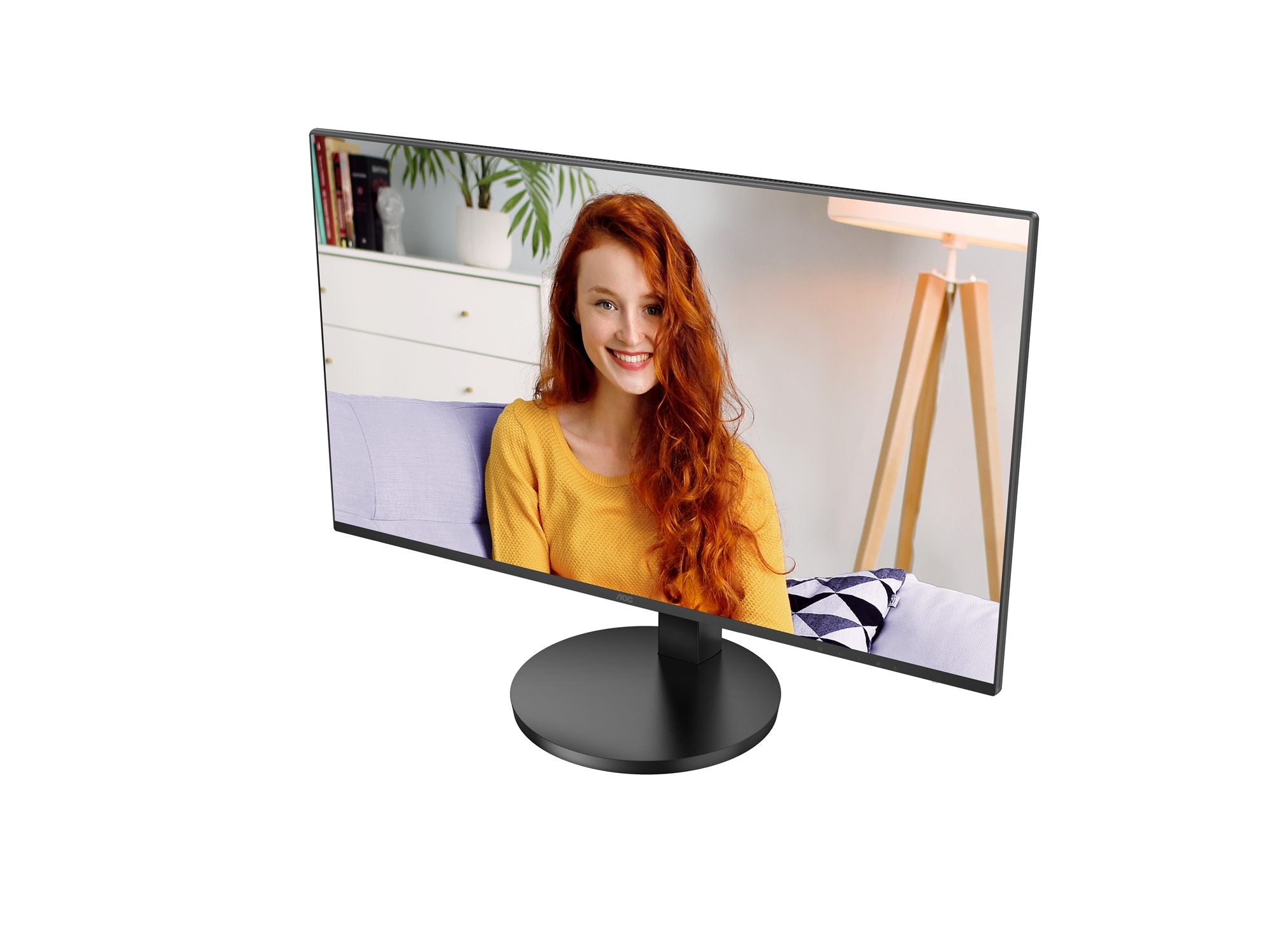 AOC Q27B3CF2 27inch 2560x1440 100Hz IPS Flat 110mm USB-C Dock 65W AdaptiveSync USB HUB Speakers Low Blue Mode USB C HDMI 350cd/m2