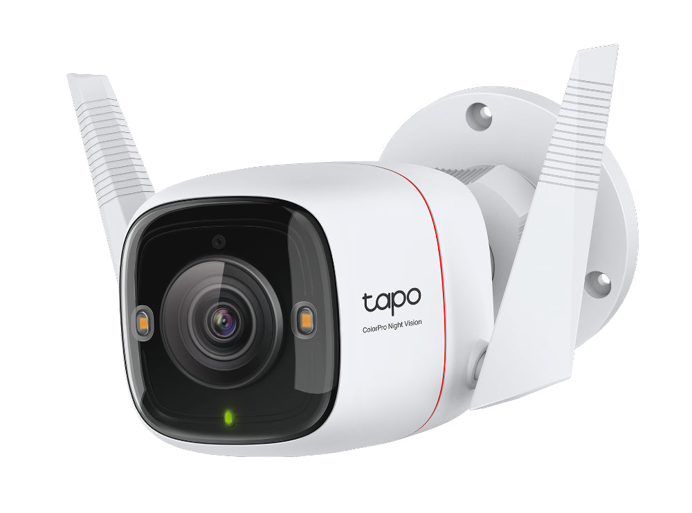 TP-LINK Outdoor Security Wi-Fi Camera 2K QHD 2688x1520 F1.0 2.4GHz 2T2R 2x External Antennas 1x Ethernet Port