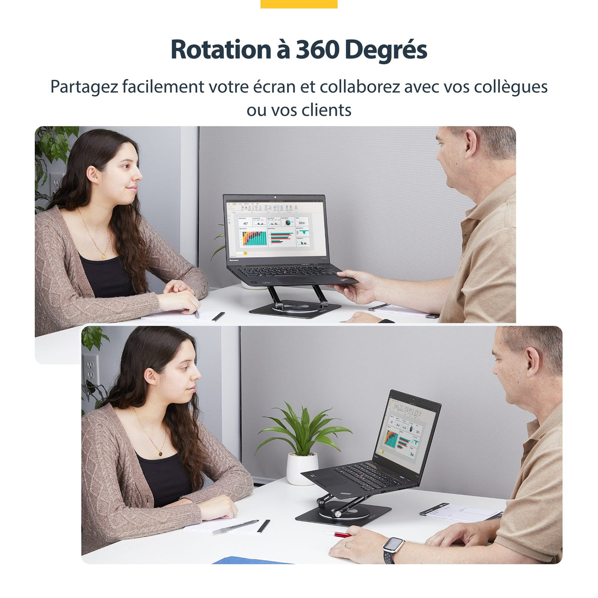 Computer Stand 360 Swivel/Rotating Base