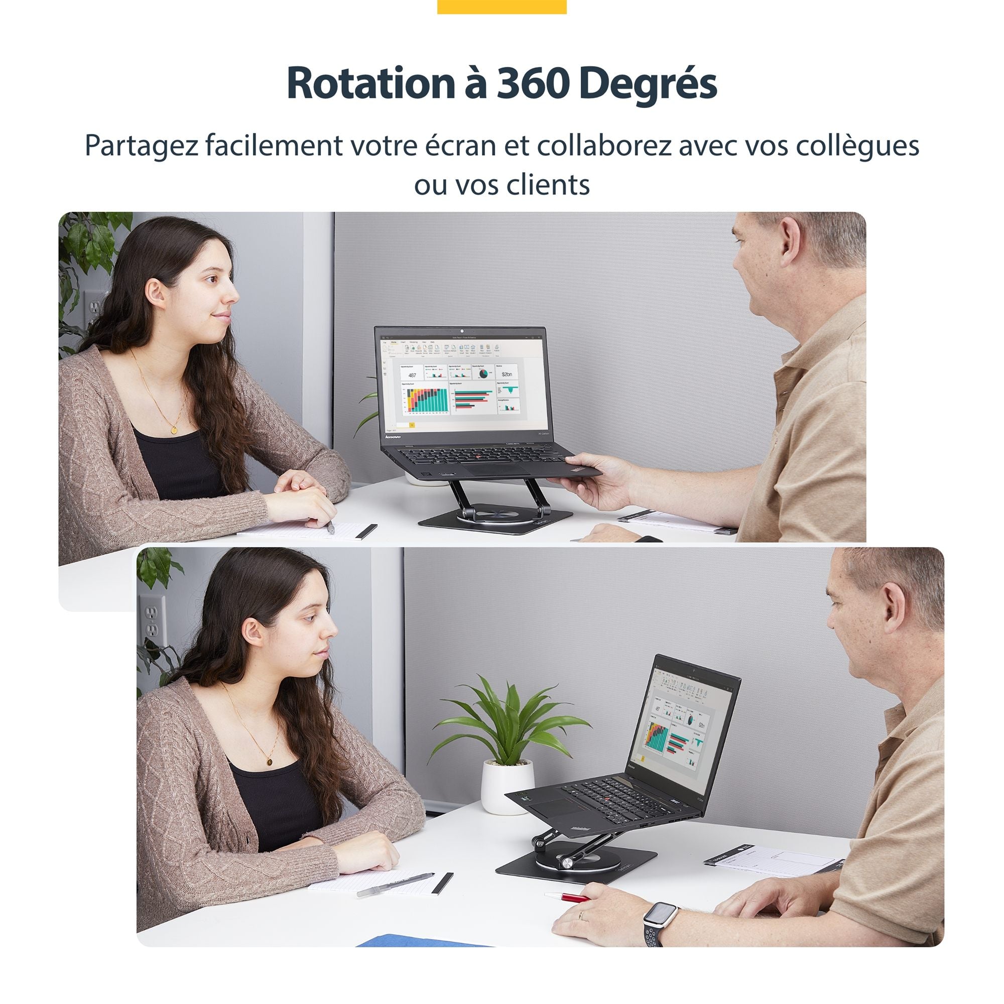 Computer Stand 360 Swivel/Rotating Base