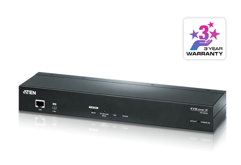 ATEN KN1000A-AX-G commutateur écran, clavier et souris Noir