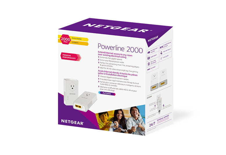 Adaptateur PLC Netgear PLP2000-100FRS