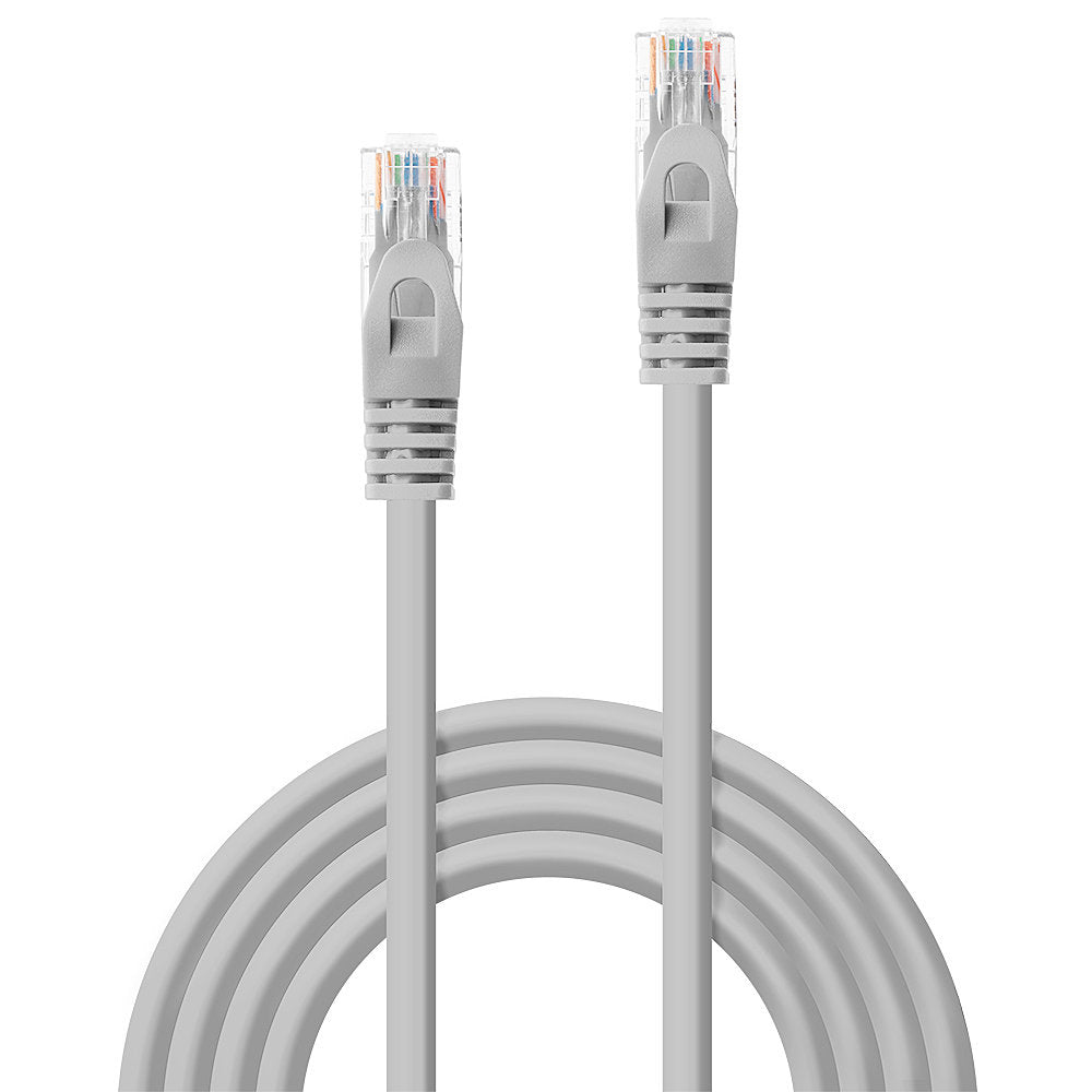 LINDY 0.5m Cat.5e U/UTP Patch Cable Grey Colour Code EIA/TIA 568B