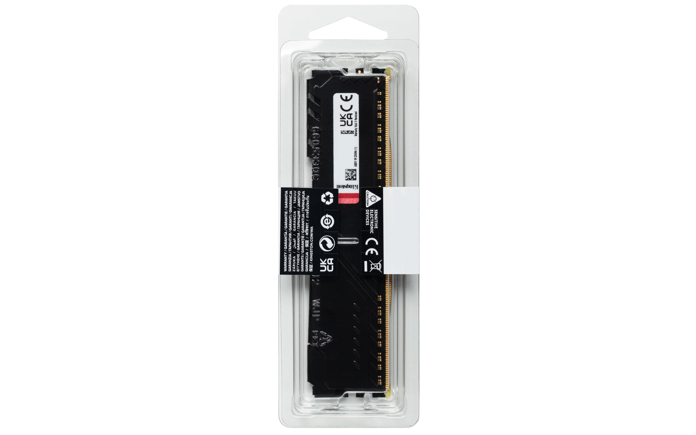 KINGSTON 16Go 3200MHz DDR4 CL16 DIMM 1Gx8 FURY Beast Black