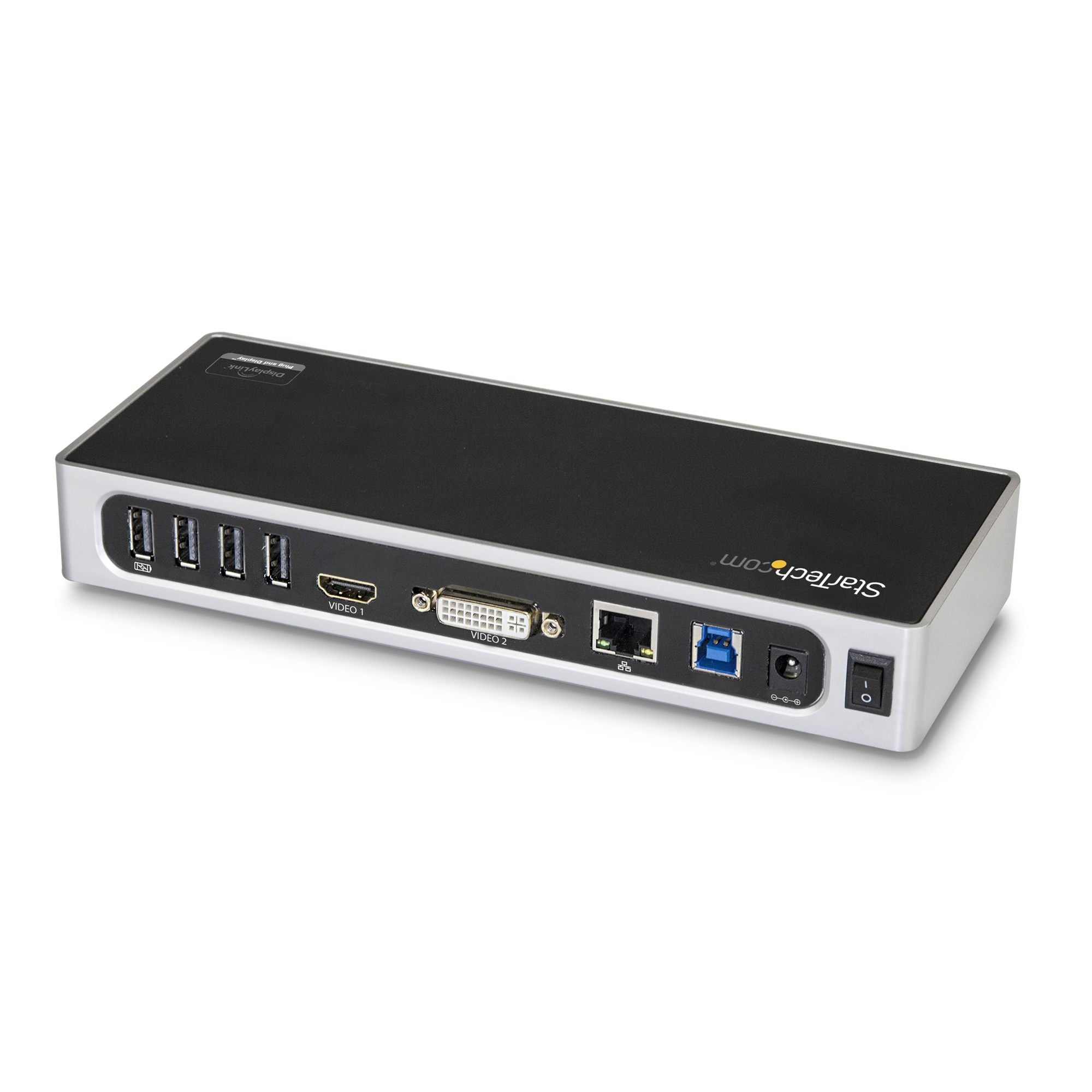 USB 3 Dual Monitor Dock HDMI DVI/VGA