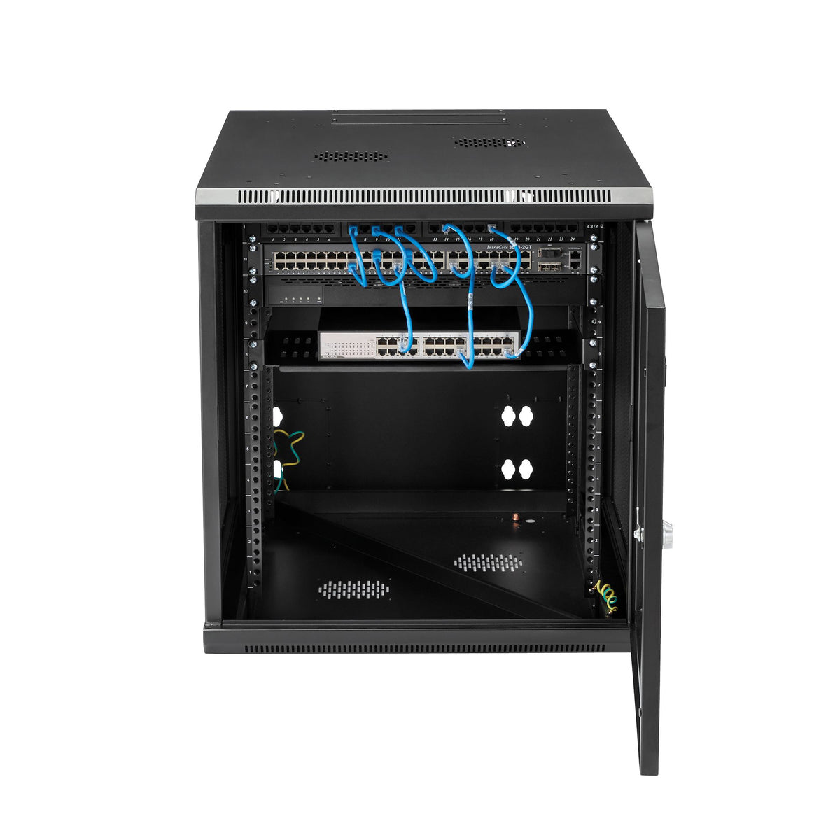 Cabinet - Wallmount w/Hinge 12U